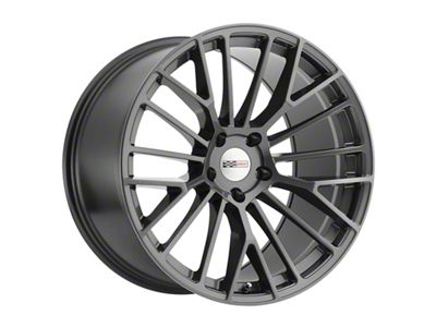 Cray Astoria High Gloss Gunmetal Wheel; Rear Only; 20x11 (14-19 Corvette C7 Grand Sport, Stingray)