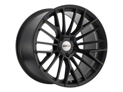 Cray Astoria Matte Black Wheel; Front Only; 18x9.5; 56mm Offset (05-13 Corvette C6 Base)