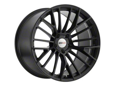 Cray Astoria Matte Black Wheel; Front Only; 18x9.5 (05-13 Corvette C6 Base)