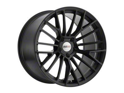 Cray Astoria Matte Black Wheel; Rear Only; 19x10.5 (14-19 Corvette C7 Grand Sport, Stingray)