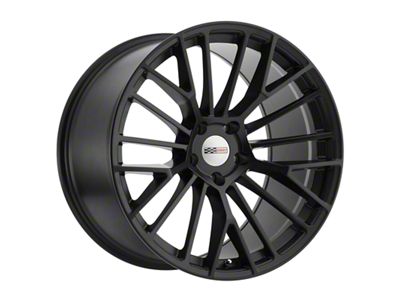 Cray Astoria Matte Black Wheel; Rear Only; 20x10.5; 65mm Offset (14-19 Corvette C7 Grand Sport, Stingray)
