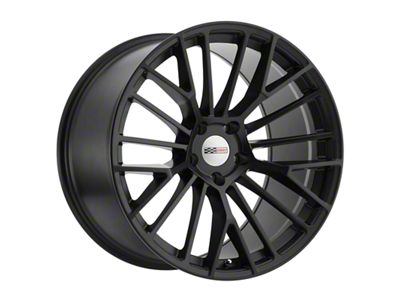 Cray Astoria Matte Black Wheel; Rear Only; 20x10.5 (14-19 Corvette C7 Grand Sport, Stingray)