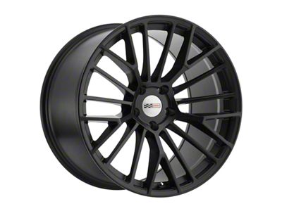 Cray Astoria Matte Black Wheel; Rear Only; 20x11; 76mm Offset (14-19 Corvette C7 Grand Sport, Stingray)