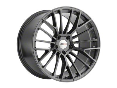 Cray Astoria High Gloss Gunmetal Wheel; 19x9; 50mm Offset (97-04 Corvette C5)