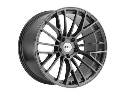 Cray Astoria High Gloss Gunmetal Wheel; 19x9 (97-04 Corvette C5)