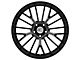 Cray Astoria Matte Black Wheel; Rear Only; 20x10.5 (97-04 Corvette C5)