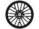 Cray Astoria Matte Black Wheel; Rear Only; 20x11 (97-04 Corvette C5)