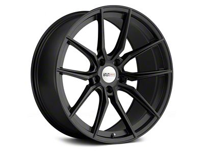 Cray Spider Matte Black Wheel; 18x9.5 (97-04 Corvette C5)