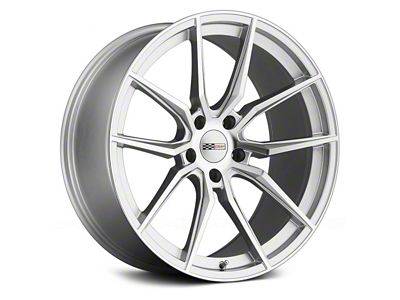 Cray Spider Silver with Mirror Cut Face Wheel; 19x10.5 (97-04 Corvette C5)