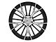 Cray Astoria Gloss Black with Mirror Cut Face Wheel; Rear Only; 19x10.5 (05-13 Corvette C6 Base)