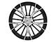 Cray Astoria Gloss Black with Mirror Cut Face Wheel; Rear Only; 20x11 (05-13 Corvette C6 Base)