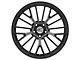 Cray Astoria High Gloss Gunmetal Wheel; Rear Only; 20x11 (05-13 Corvette C6 Base)