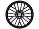 Cray Astoria Matte Black Wheel; Rear Only; 19x10.5 (05-13 Corvette C6 Base)