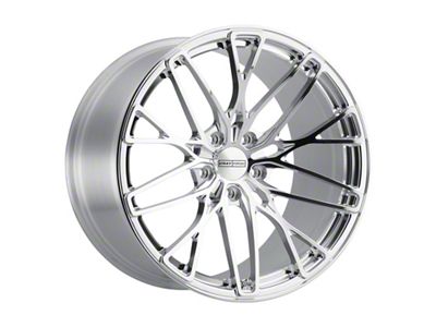 Cray Falcon Full Polish Wheel; Rear Only; 20x11; 76mm Offset (14-19 Corvette C7 Grand Sport, Stingray)