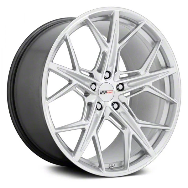 TSW Camaro Bristol Silver with Mirror Cut Face Wheel; 18x8.5