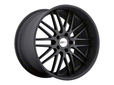 Cray Hawk Matte Black Wheel; Rear Only; 20x11; 73mm Offset (14-19 Corvette C7)