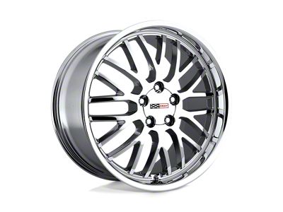 Cray Manta Chrome Wheel; Front Only; 17x9; 50mm Offset (97-04 Corvette C5)
