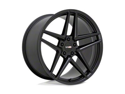 Cray Panthera Semi Gloss Black Wheel; Rear Only; 21x12; 52mm Offset (20-25 Corvette C8, Excluding Z06)