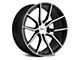 Cray Spider Gloss Black with Mirror Cut Face Wheel; Rear Only; 20x11 (14-19 Corvette C7 Stingray)