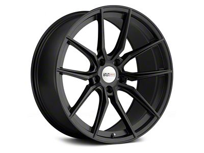 Cray Spider Matte Black Wheel; 18x9.5; 56mm Offset (05-13 Corvette C6 Base)