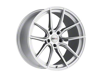Cray Spider Silver with Mirror Cut Face Wheel; 19x11; 76mm Offset (05-13 Corvette C6 Base)
