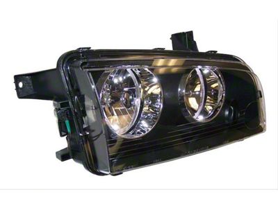 Halogen Headlight; Passenger Side (08-10 Charger w/ Factory Halogen Headlights)