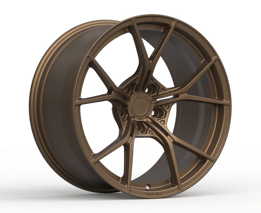 Cfperformance Rims Crown Forged Wheels Camaro CF-6 Bronze Wheel; Front Only; 20x10.5; 15mm ...