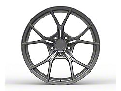 Crown Forged Wheels CF-6 Gunmetal Wheel; Front Only; 19x9; 36mm Offset (20-26 Corvette C8 Stingray)