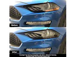 Crux Motorsports Headlight Tint; Yellow (18-23 Mustang GT, EcoBoost)