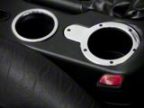 SpeedForm Modern Billet Cup Holder Bezel; Polished (01-04 Mustang)