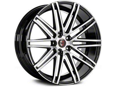 Curva Concepts C48 Gloss Black Wheel; Rear Only; 20x10.5; 25mm Offset (06-10 RWD Charger)