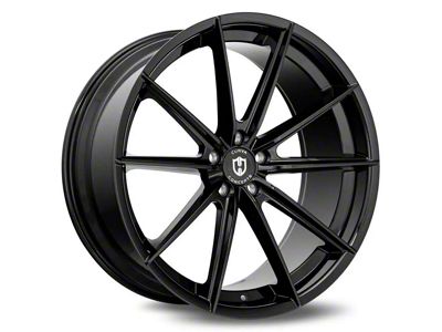 Curva Concepts CFF46 Gloss Black Wheel; Rear Only; 22x10.5 (06-10 RWD Charger)