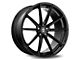 Curva Concepts CFF46 Gloss Black Wheel; Rear Only; 22x10.5 (06-10 RWD Charger)