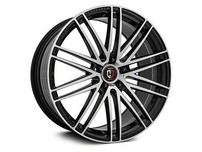 Curva Concepts CFF50 Gloss Black Machine Wheel; Rear Only; 20x10.5 (06-10 RWD Charger)
