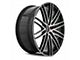 Curva Concepts CFF50 Gloss Black Machine Wheel; Rear Only; 20x10.5 (06-10 RWD Charger)