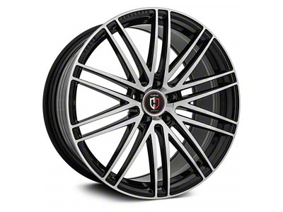 Curva Concepts CFF50 Gloss Black Machine Wheel; 20x9; 15mm Offset (06-10 RWD Charger)