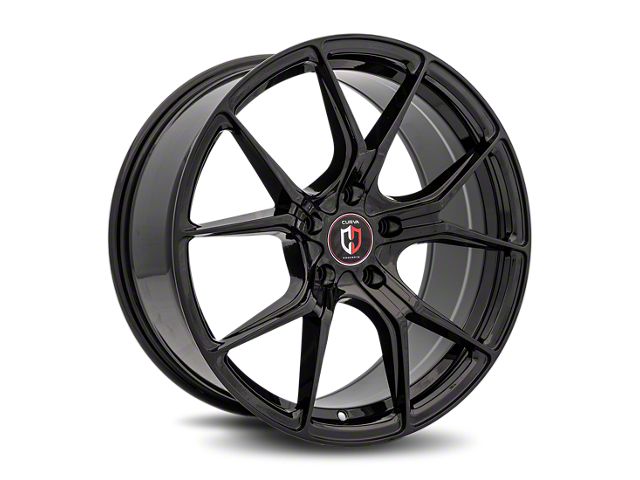 Curva Concepts C42 Gloss Black Wheel; 19x9.5 (10-15 Camaro, Excluding Z/28 & ZL1)