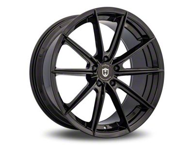 Curva Concepts C46 Gloss Black Wheel; Rear Only; 20x10.5 (10-15 Camaro)