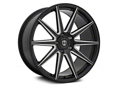 Curva Concepts C49 Gloss Black Milled Wheel; 20x9 (10-15 Camaro LS, LT)