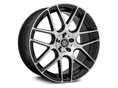 Curva Concepts C7 Gloss Black Machine Wheel; 20x8.5 (10-15 Camaro LS, LT)