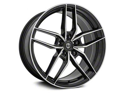 Curva Concepts CFF25 Gloss Black Machine Wheel; 20x8.5 (10-15 Camaro LS, LT)