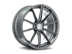 Curva Concepts CFF46 Gunmetal Wheel; 18x9.5; 35mm Offset (10-14 Mustang GT w/o Performance Pack, V6)