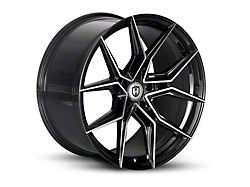 Curva Concepts CFF43 Gloss Black Machine Face Wheel; 20x8.5; 35mm Offset (15-23 Mustang)