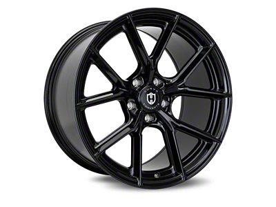 Curva Concepts CFF70 Gloss Black Wheel; 18x9.5; 35mm Offset (79-93 Mustang w/ 5-Lug Conversion)