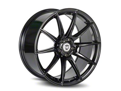 Curva Concepts CFF72 Gloss Black Wheel; 19x8.5; 35mm Offset (79-93 Mustang w/ 5-Lug Conversion)