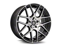 Curva Concepts C7 Gloss Black Machine Face Wheel; 19x9.5; 40mm Offset (94-98 Mustang)