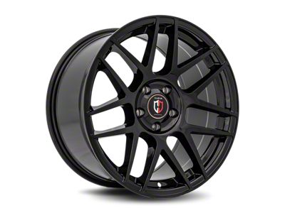 Curva Concepts C300 Gloss Black Wheel; 18x8.5; 35mm Offset (16-24 Camaro LS, LT, LT1)