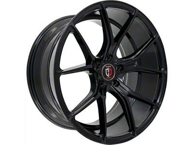 Curva Concepts C42 Gloss Black Wheel; 20x8.5 (16-24 Camaro)