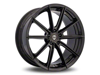 Curva Concepts C46 Gloss Black Wheel; Rear Only; 20x10.5 (16-24 Camaro)