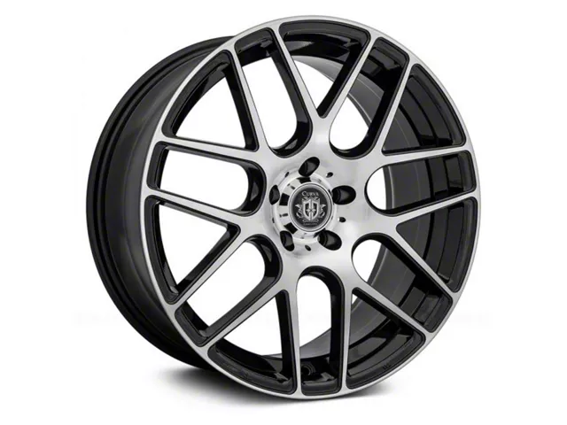 Curva Concepts C7 Gloss Black Machine Wheel; 20x8.5 (16-24 Camaro LS, LT)